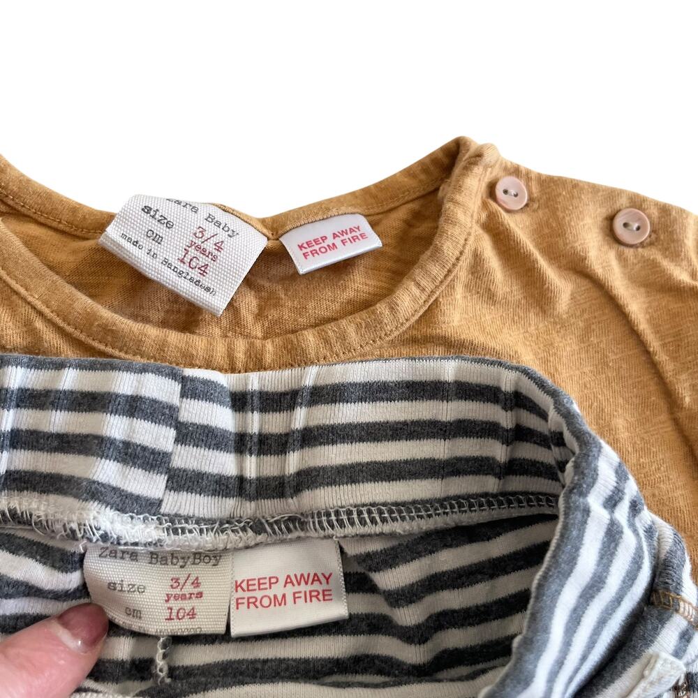 Boys Fall Winter Tops Bottoms Mix and Match Bundle size 3 - Picture 5 of 11